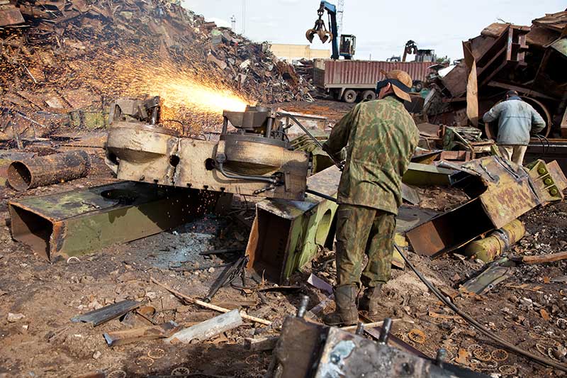 Демонтаж металлоконструкций