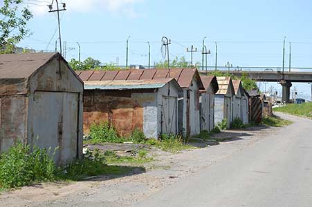 Демонтаж металлического гаража